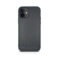 Biodegradable Personalized Phone Case - Black - Snagva