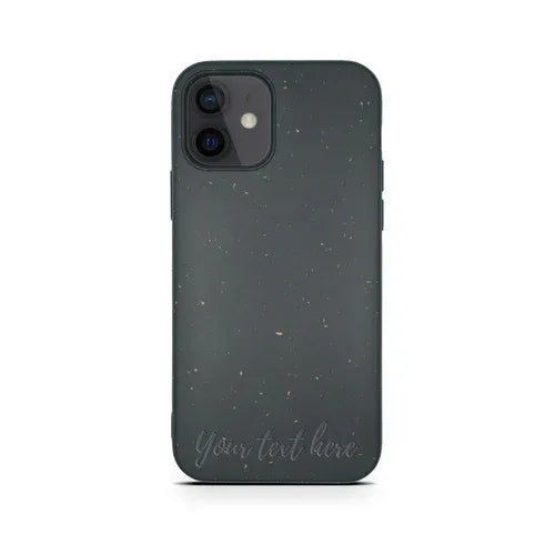Biodegradable Personalized Phone Case - Black - Snagva