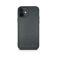 Biodegradable Personalized Phone Case - Black - Snagva