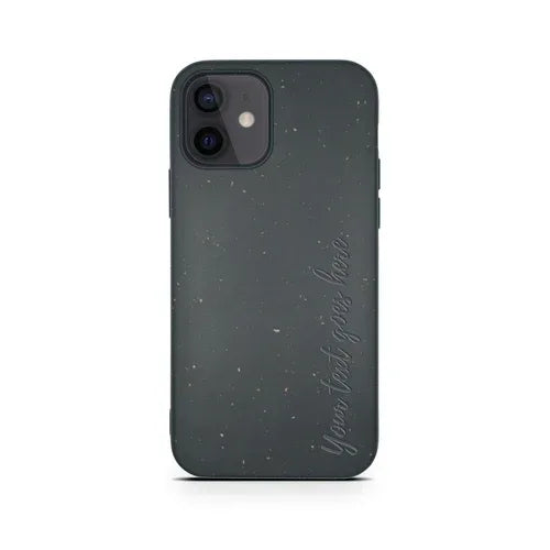 Biodegradable Personalized Phone Case - Black - Snagva