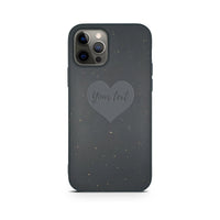 Biodegradable Personalized Phone Case - Black - Snagva