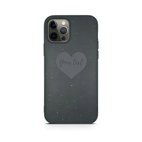 Biodegradable Personalized Phone Case - Black - Snagva