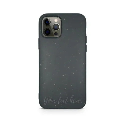 Biodegradable Personalized Phone Case - Black - Snagva