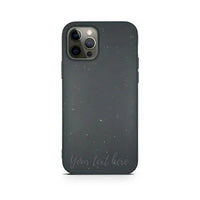 Biodegradable Personalized Phone Case - Black - Snagva