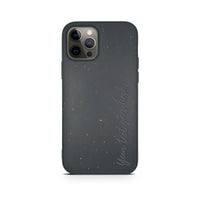 Biodegradable Personalized Phone Case - Black - Snagva