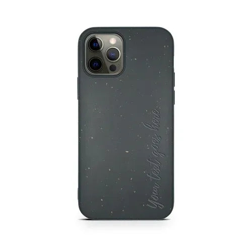 Biodegradable Personalized Phone Case - Black - Snagva