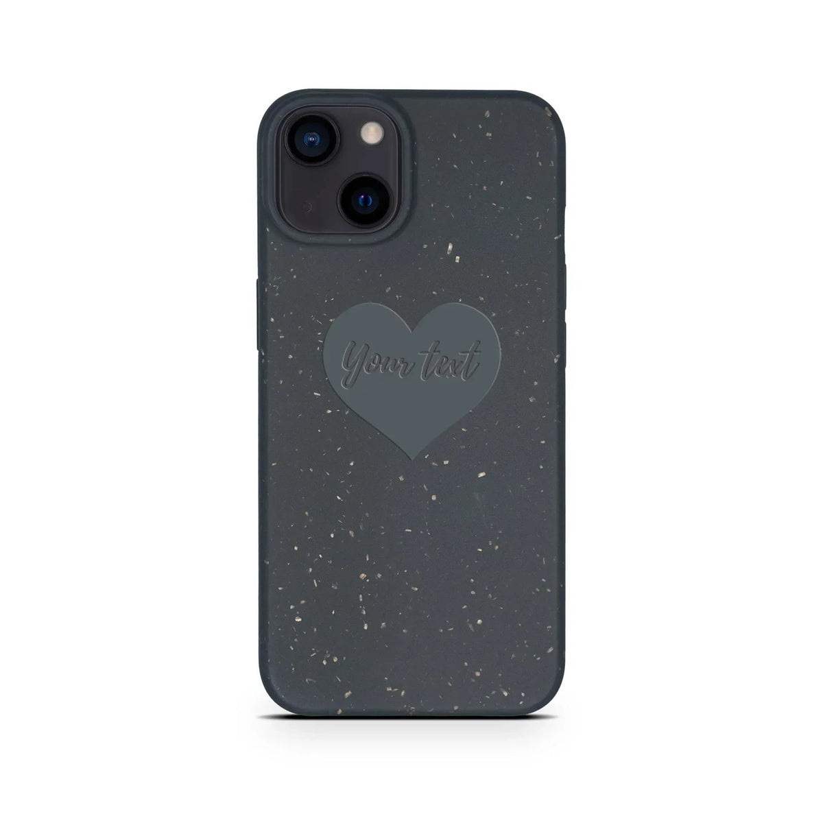 Biodegradable Personalized Phone Case - Black - Snagva