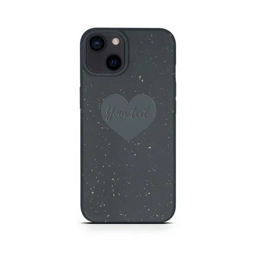 Biodegradable Personalized Phone Case - Black - Snagva