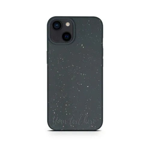 Biodegradable Personalized Phone Case - Black - Snagva