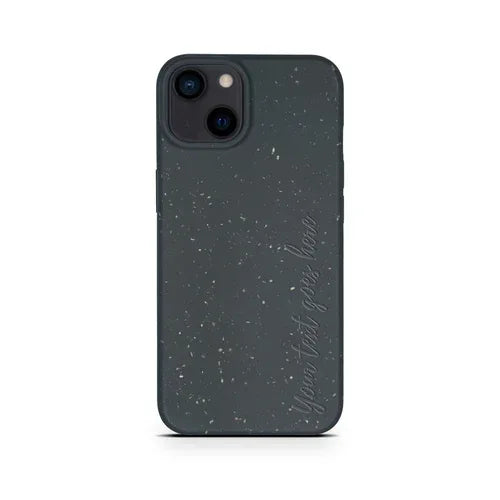 Biodegradable Personalized Phone Case - Black - Snagva