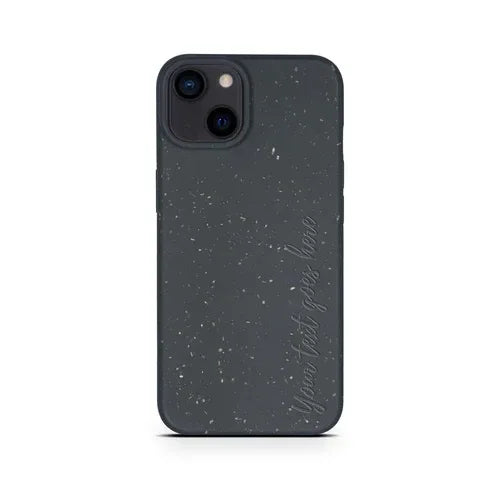 Biodegradable Personalized Phone Case - Black - Snagva