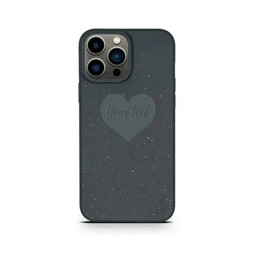 Biodegradable Personalized Phone Case - Black - Snagva