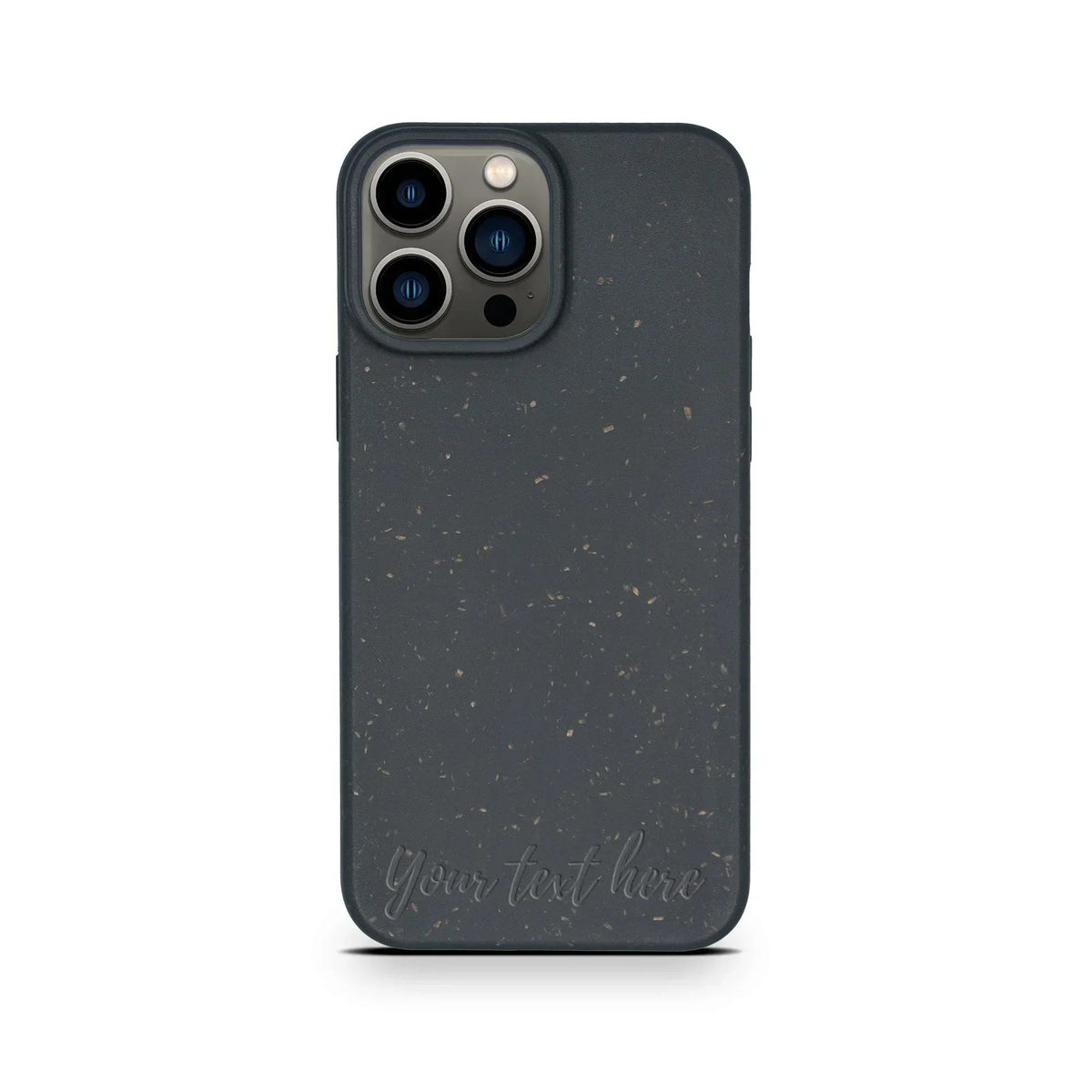 Biodegradable Personalized Phone Case - Black - Snagva