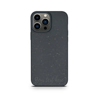 Biodegradable Personalized Phone Case - Black - Snagva