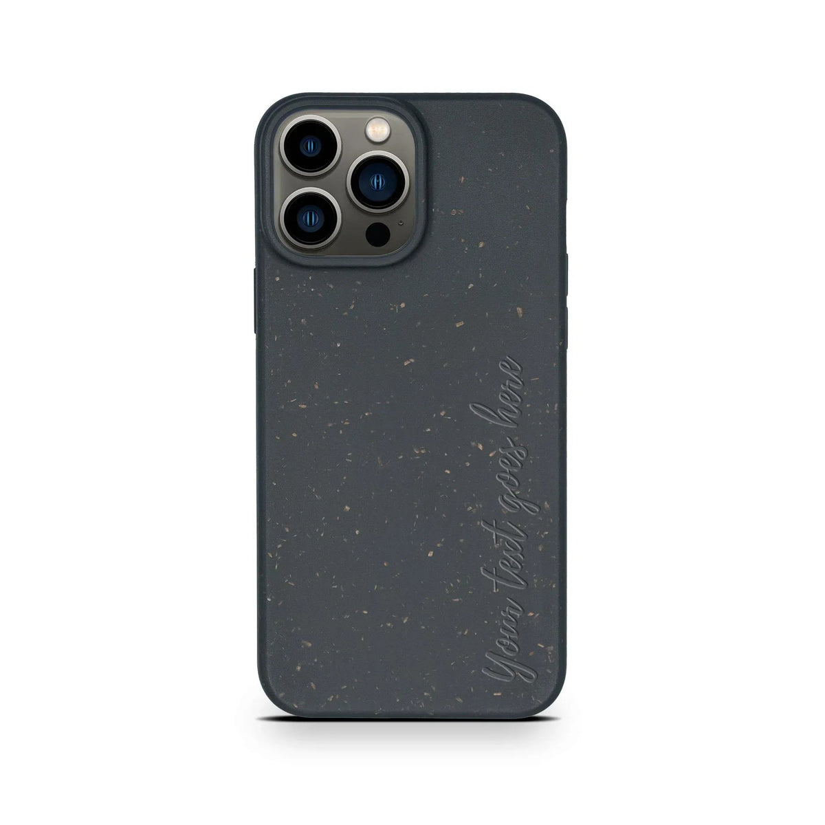 Biodegradable Personalized Phone Case - Black - Snagva