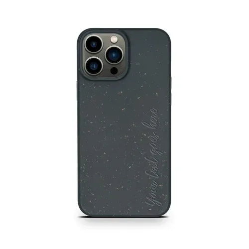 Biodegradable Personalized Phone Case - Black - Snagva