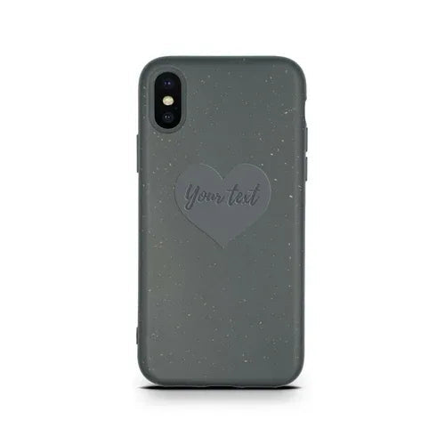 Biodegradable Personalized Phone Case - Black - Snagva