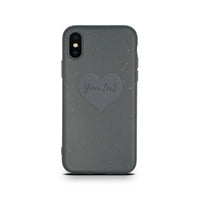 Biodegradable Personalized Phone Case - Black - Snagva