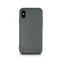 Biodegradable Personalized Phone Case - Black - Snagva