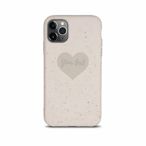 Biodegradable Personalized Phone Case - Natural White - Snagva