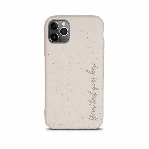 Biodegradable Personalized Phone Case - Natural White - Snagva