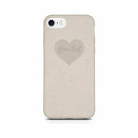 Biodegradable Personalized Phone Case - Natural White - Snagva