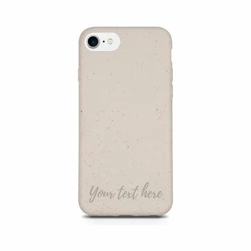 Biodegradable Personalized Phone Case - Natural White - Snagva