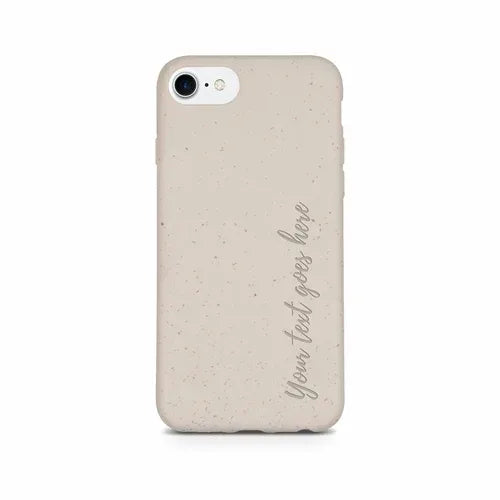Biodegradable Personalized Phone Case - Natural White - Snagva