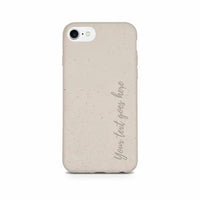 Biodegradable Personalized Phone Case - Natural White - Snagva