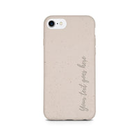 Biodegradable Personalized Phone Case - Natural White - Snagva