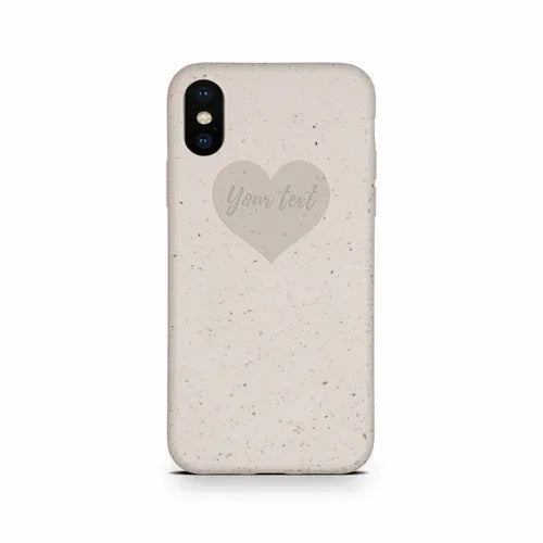 Biodegradable Personalized Phone Case - Natural White - Snagva