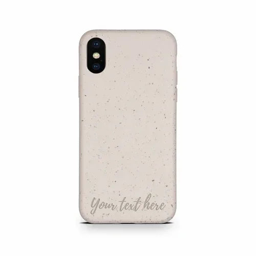 Biodegradable Personalized Phone Case - Natural White - Snagva