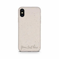 Biodegradable Personalized Phone Case - Natural White - Snagva