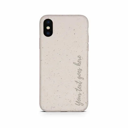 Biodegradable Personalized Phone Case - Natural White - Snagva
