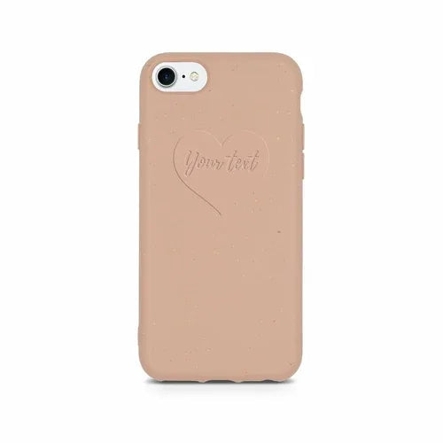 Biodegradable Personalized Phone Case - Pastel Pink