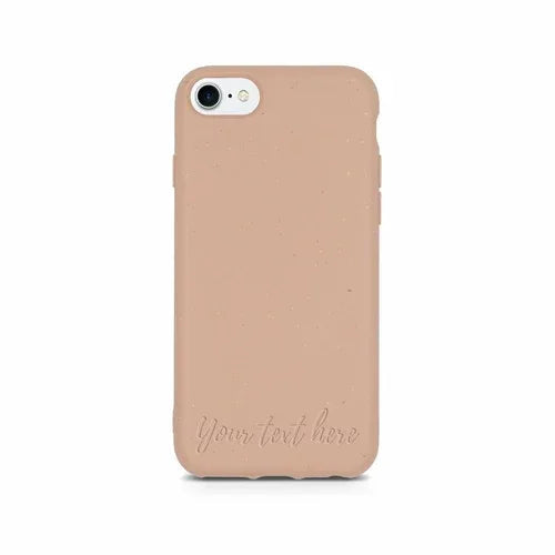 Biodegradable Personalized Phone Case - Pastel Pink