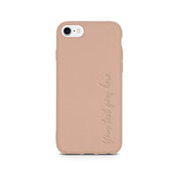 Biodegradable Personalized Phone Case - Pastel Pink