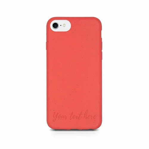 Biodegradable Personalized Phone Case - Red - Snagva