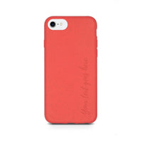 Biodegradable Personalized Phone Case - Red - Snagva
