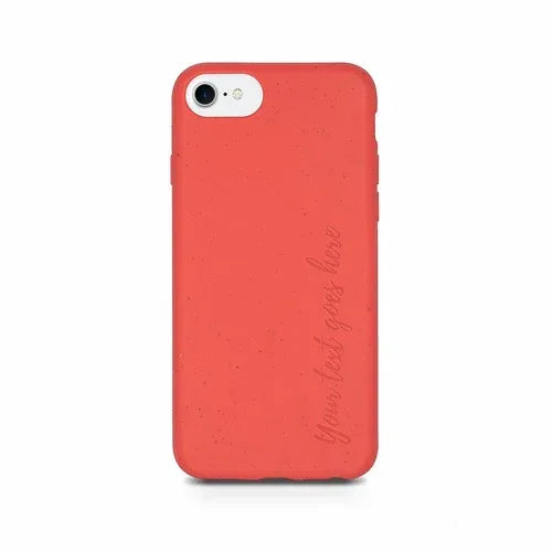 Biodegradable Personalized Phone Case - Red - Snagva