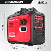 Close-up of generator’s output ports including RV-ready outlets, USB, and DC ports.