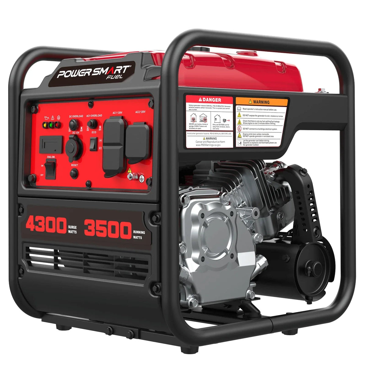 4300W Open Frame Gas Inverter Generator DB5041 product image for Snagva.