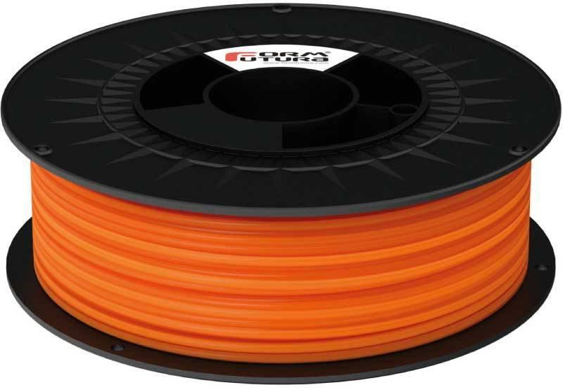 Bright Dutch orange colored PLA 3D printer filament spool