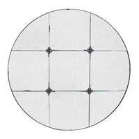 D36" Traditional Decor Style Round Antique Glass Wall Mirror, Wall