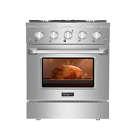 Empava 30GR07 30 in. Pro-Style Slide-In Single Oven Gas Range