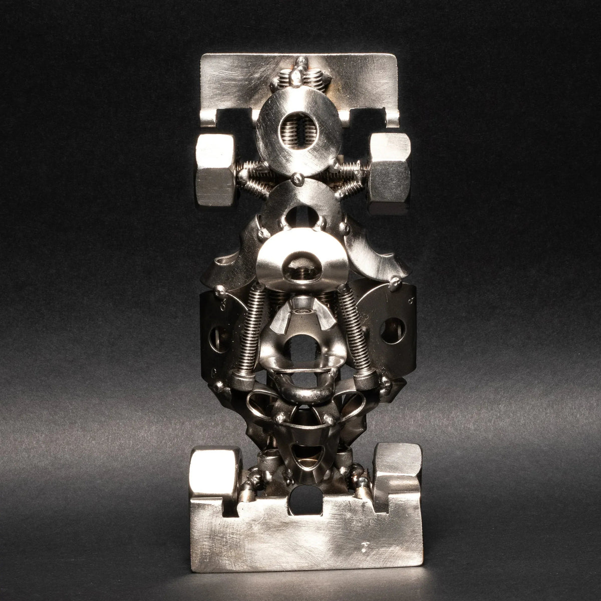 Scrap Metal Formula 1 Car, Steel Indy Car Figurine, Nuts and Bolts - Snagva