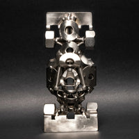 Scrap Metal Formula 1 Car, Steel Indy Car Figurine, Nuts and Bolts - Snagva