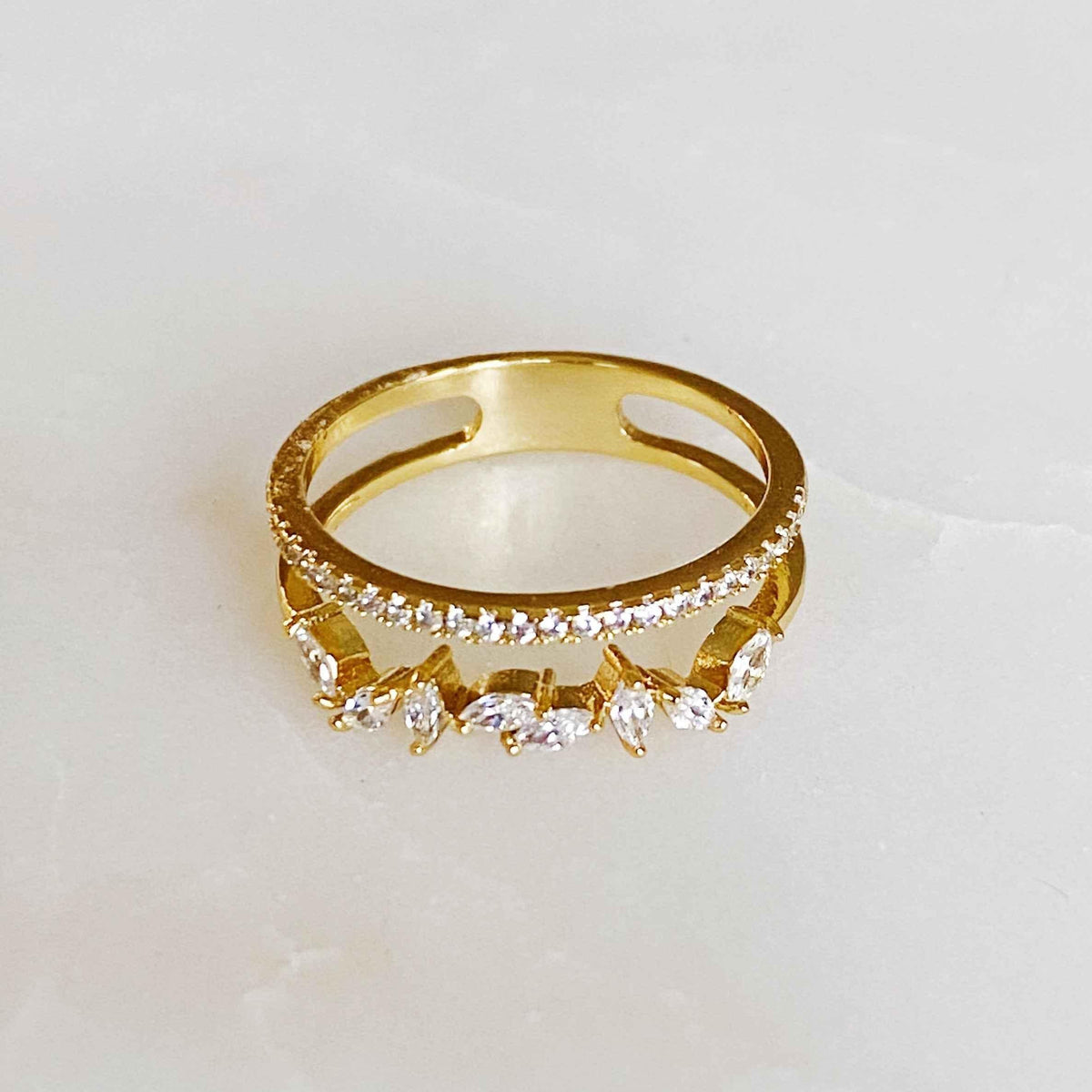 French Romance Jeweled Ring