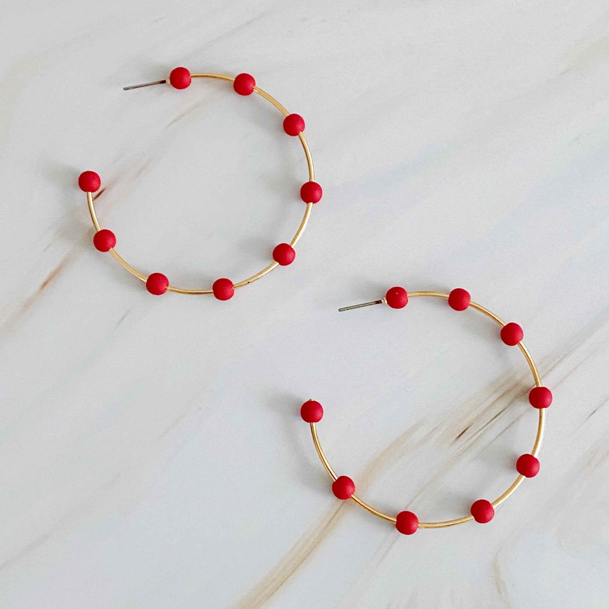 Games On Cloud Nine Hoop Earrings