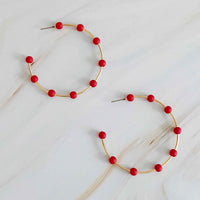 Games On Cloud Nine Hoop Earrings